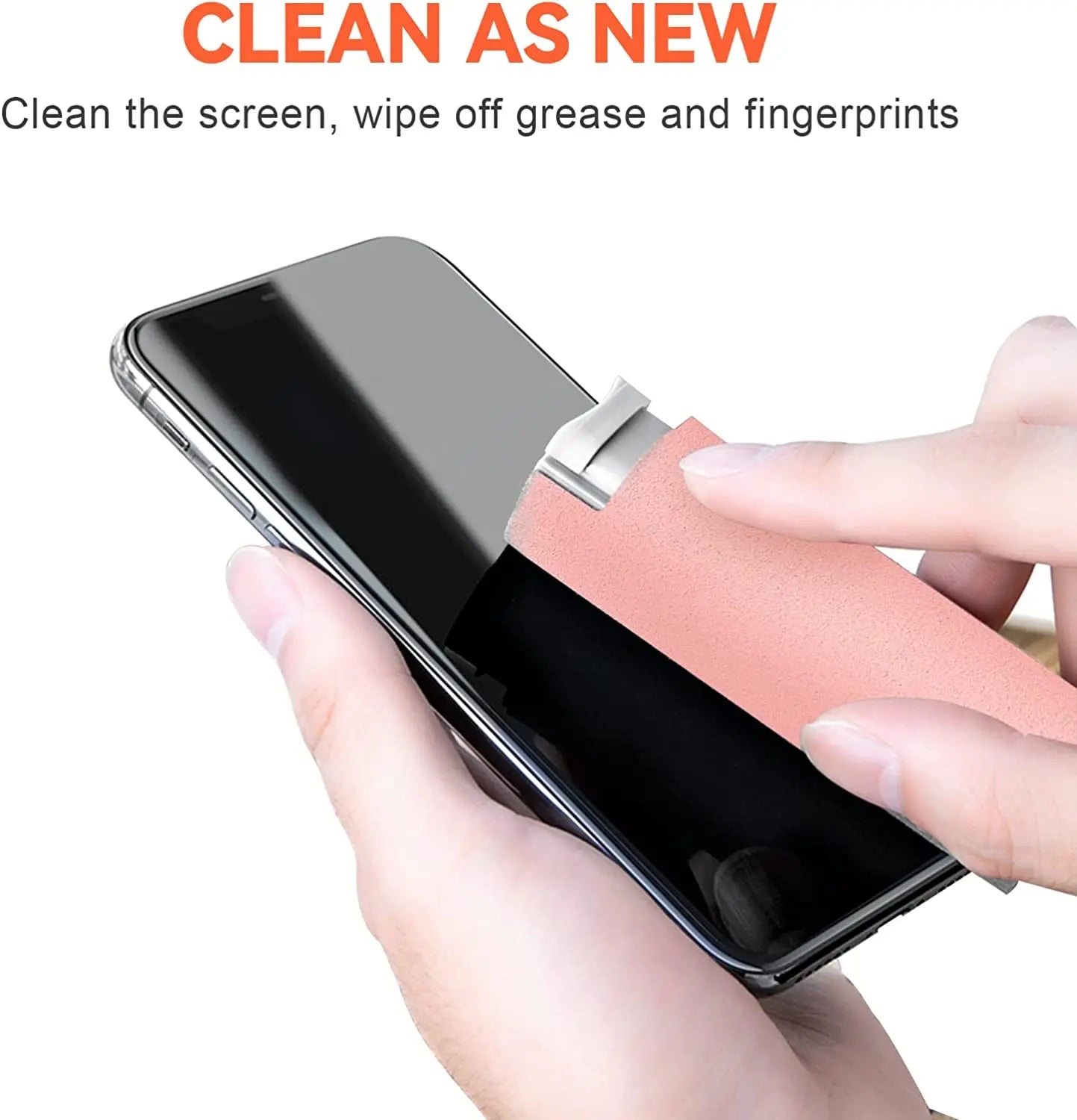 2-in-1 Screen Cleaner Spray – Mobile & Computer Screen Dust Remover