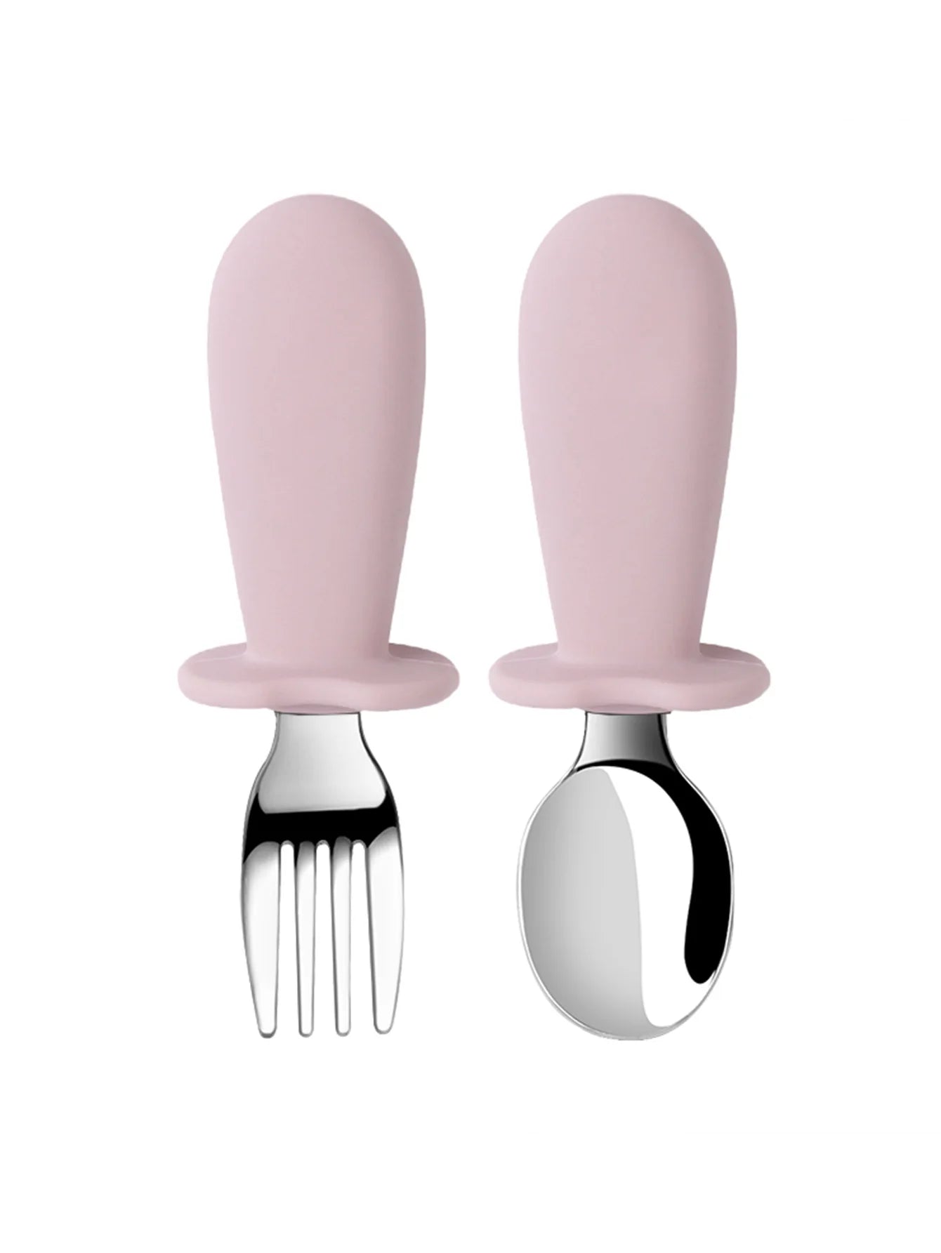 Support DIY names Baby Tableware Set Children Utensil Stainless Steel Toddler Dinnerware Cutlery Infant Food Feeding Spoon Fork
