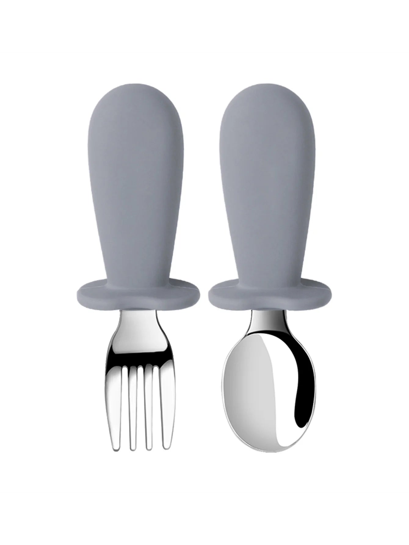 Support DIY names Baby Tableware Set Children Utensil Stainless Steel Toddler Dinnerware Cutlery Infant Food Feeding Spoon Fork