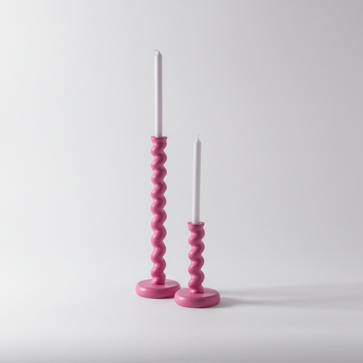 Twisted Spiral Taper Candle Mold Silicone Non-Stick Flexible DIY Aromatic Handmade Candle Making Supplies Room Decor