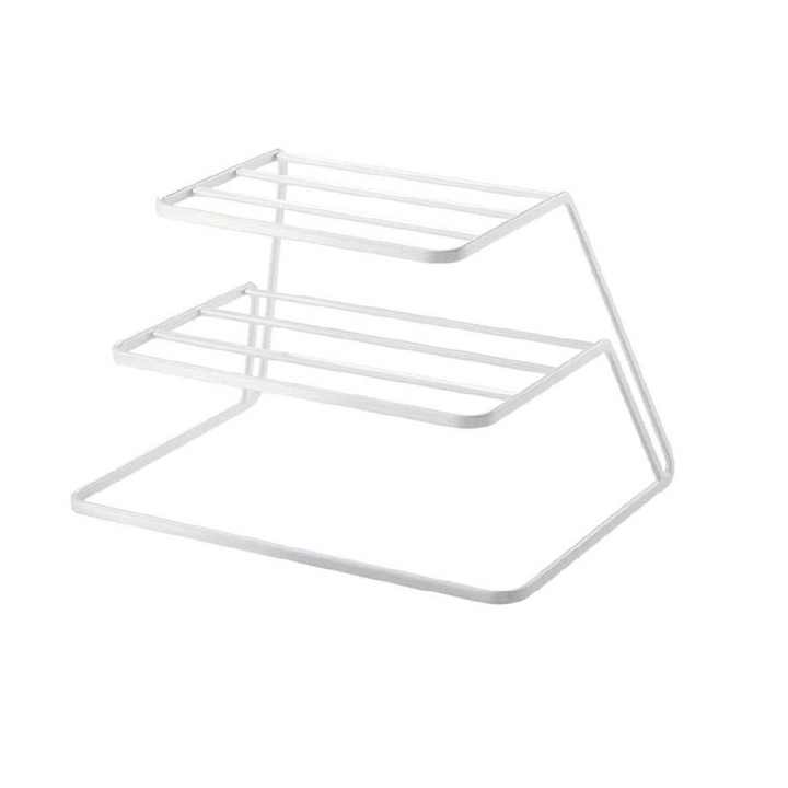 1PC Iron Three-Tier Kitchen Dish Rack Storage Organizer for Plate Tableware Drain Cabinet Layered Shelf