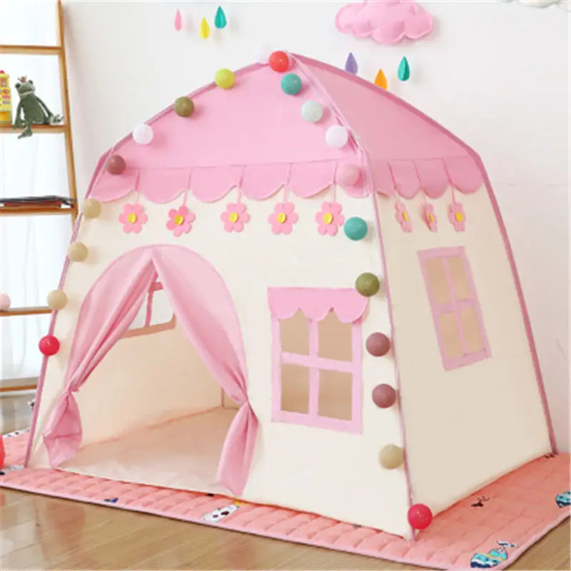 Kids Play Tent – Foldable Princess Castle for Indoor & Outdoor Fun