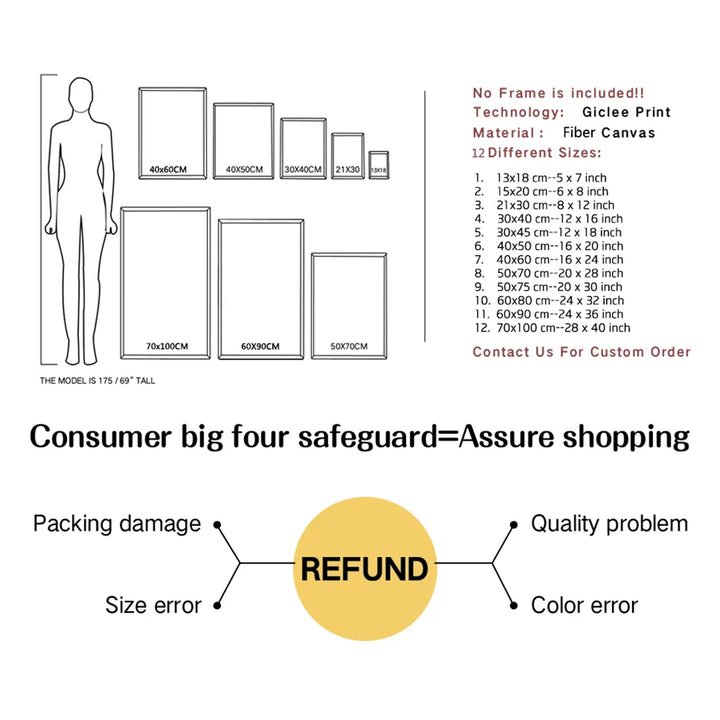 Abstract 2D Flat Poster Black Grey White Canvas Print Wall Art Modern Stone Effect Decor Painting for Bedroom Living Room Office