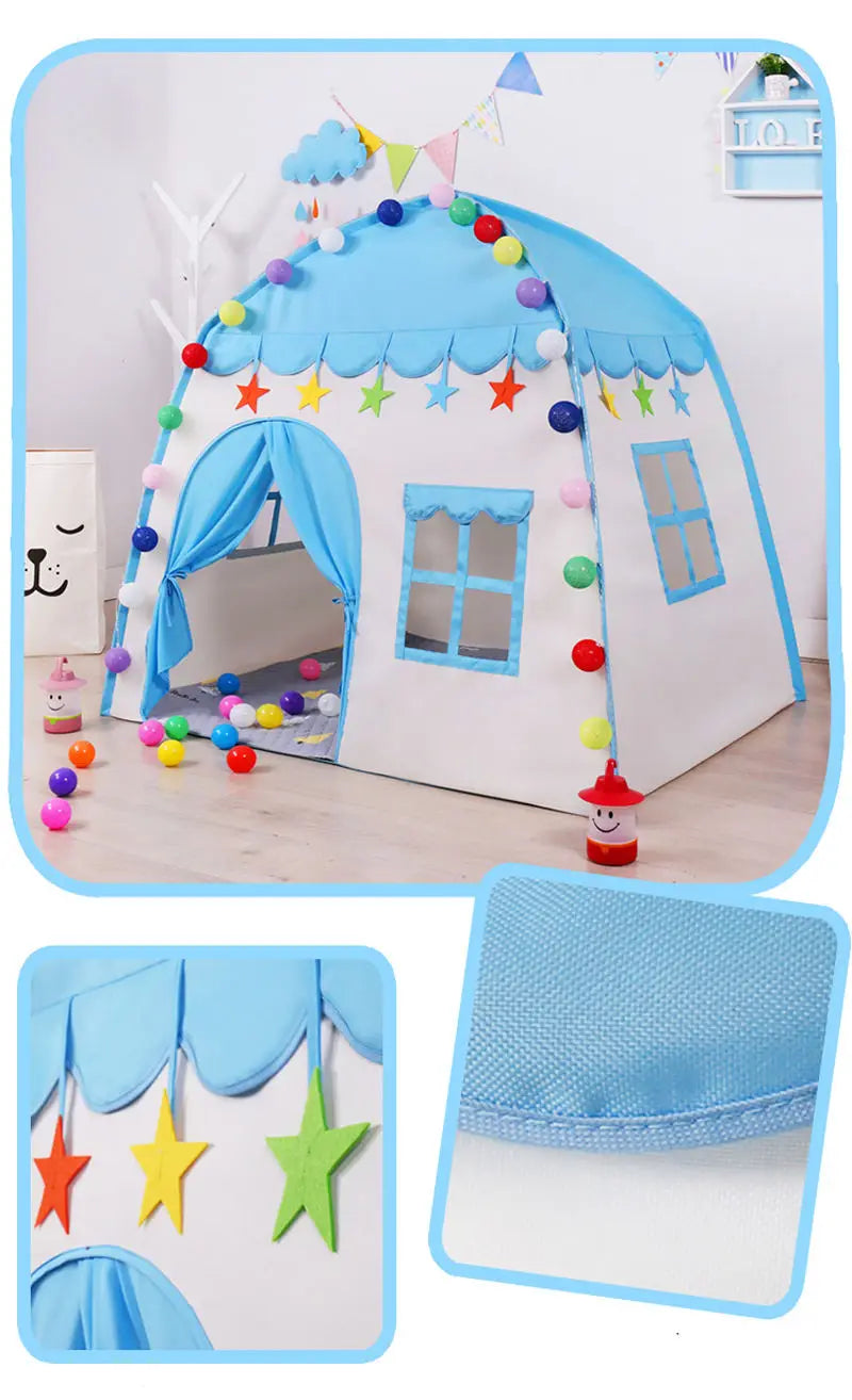 Kids Play Tent – Foldable Princess Castle for Indoor & Outdoor Fun