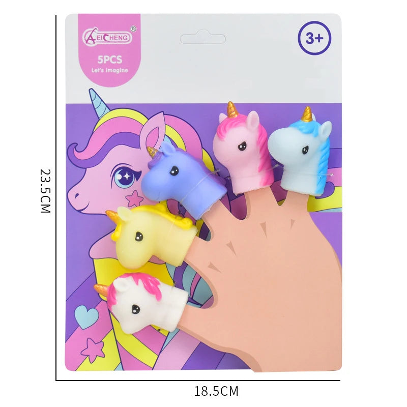 5PCS Animal Finger Puppets – Fun Storytelling Toys for Kids