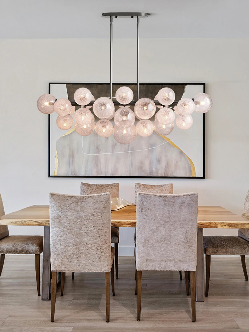 2025 New Trend Home Decoration Glass Bubble Series Chandelier Lighting Lustre Para Sala Estar For Living Room Dinning Room