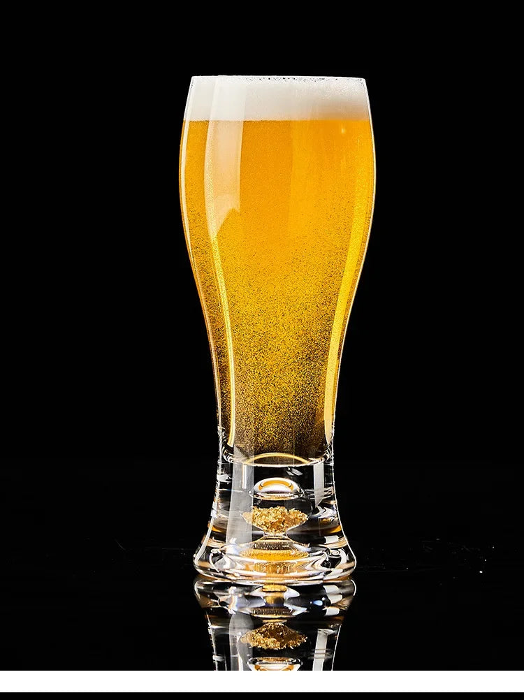 A glass of premium beer
