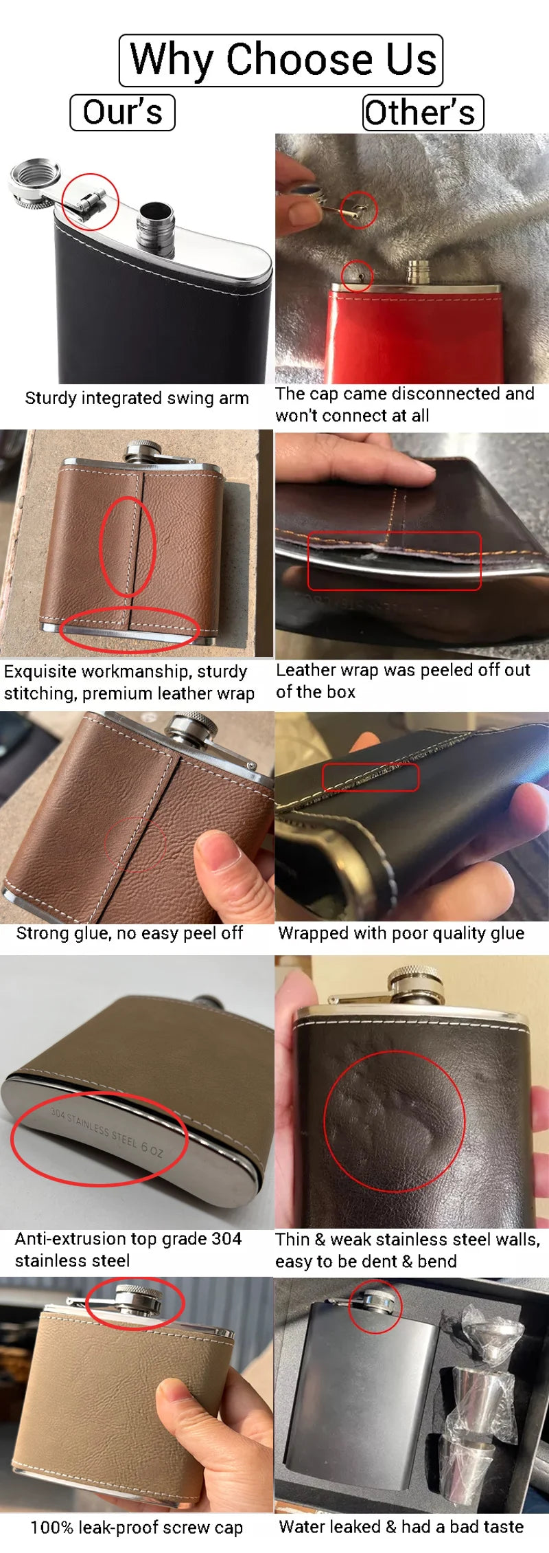 Steel Pocket Flask