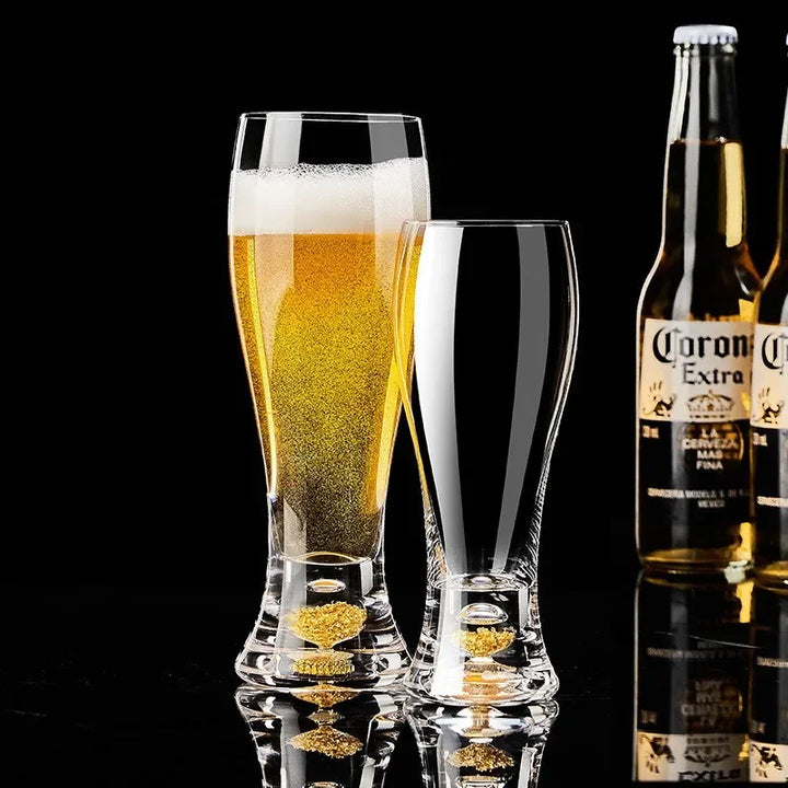 A glass of premium beer