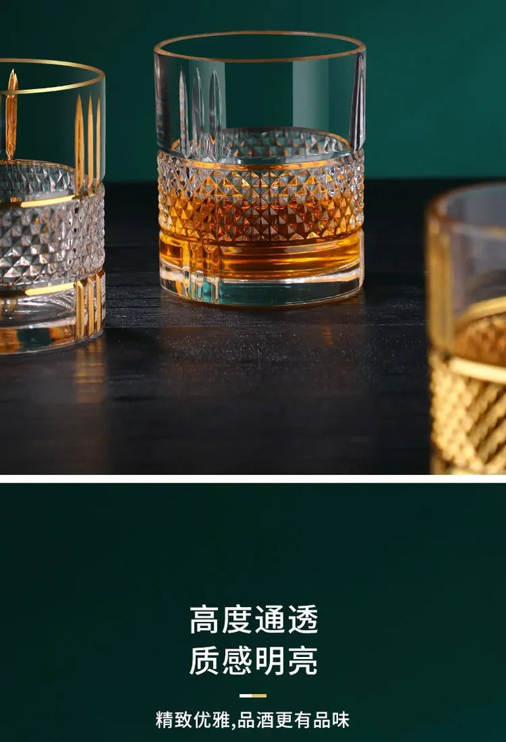 A fine European-style whiskey glass