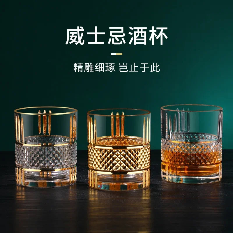 A fine European-style whiskey glass