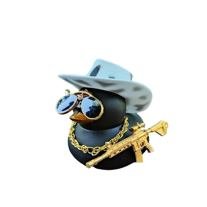 Black Duck Cowboy Hat – Fun Car Mirror Decoration