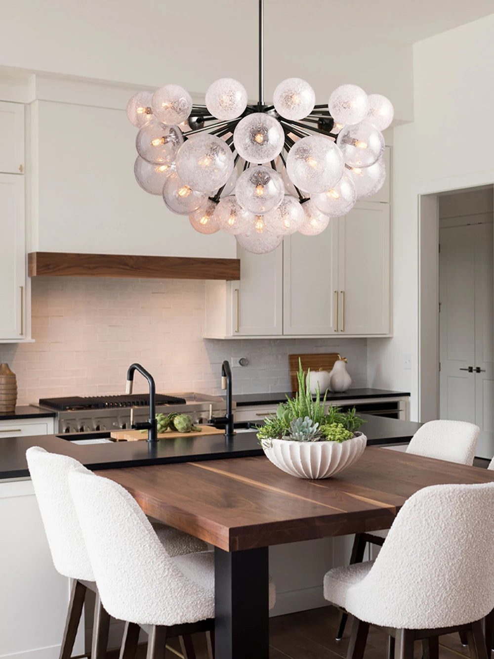 2025 New Trend Home Decoration Glass Bubble Series Chandelier Lighting Lustre Para Sala Estar For Living Room Dinning Room