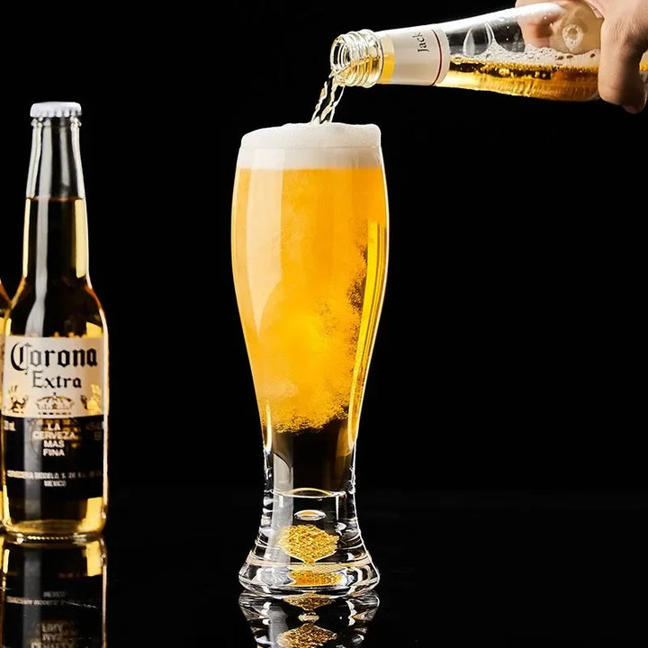 A glass of premium beer