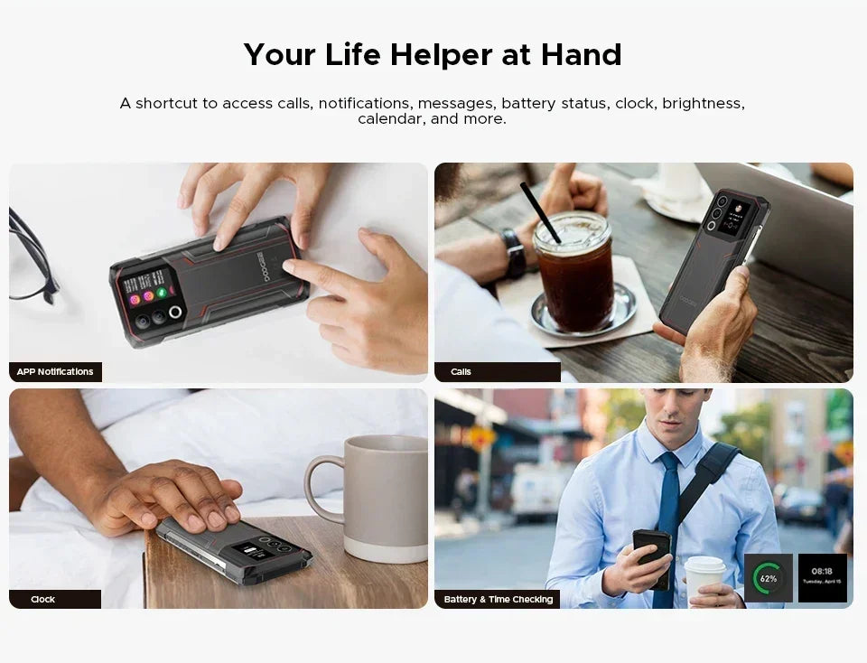 DOOGEE Blade 20 Ultra – Rugged Smartphone 512GB | 10300mAh Battery | Face ID & GPS