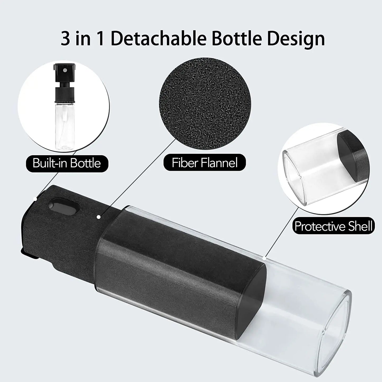 2-in-1 Screen Cleaner Spray – Mobile & Computer Screen Dust Remover