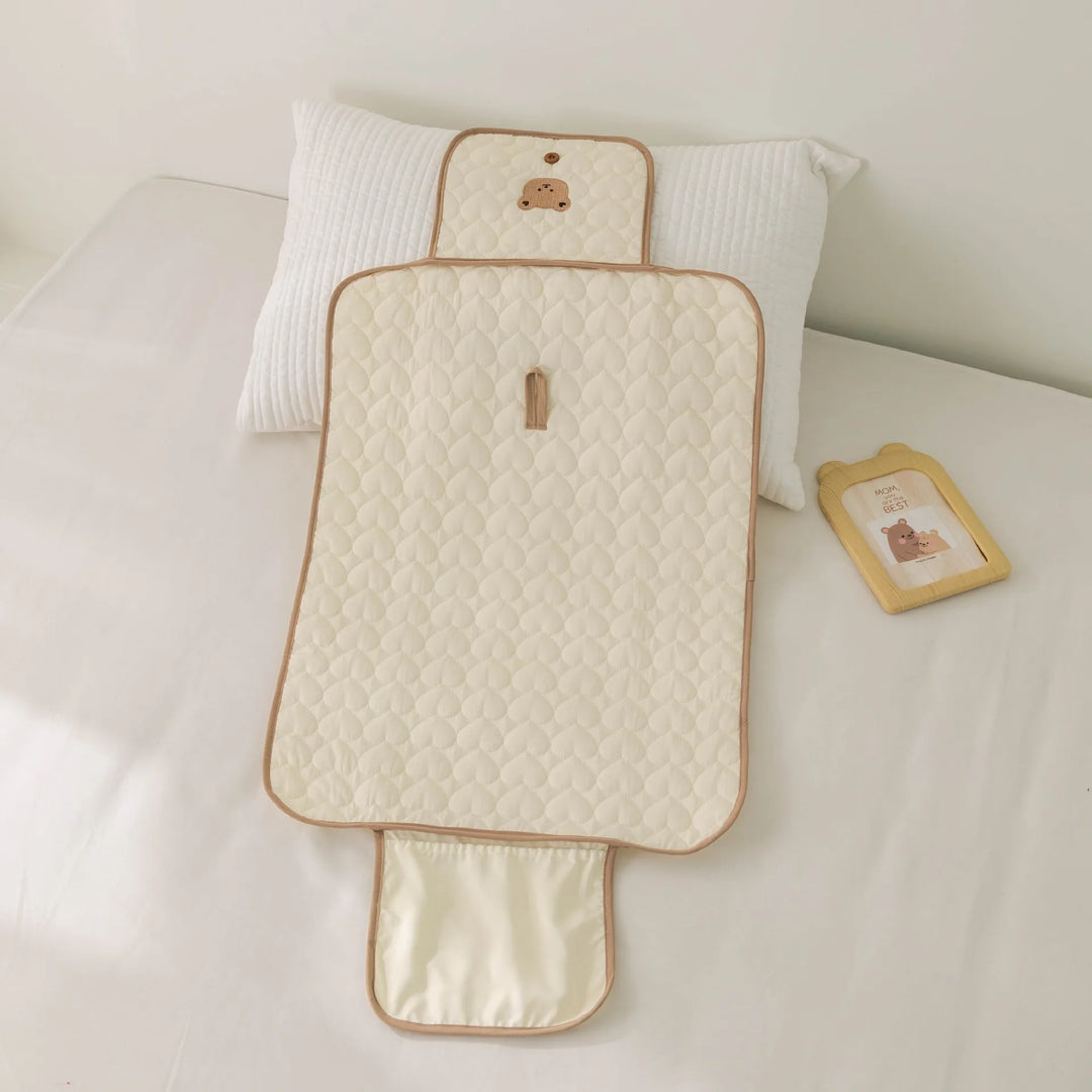 PANGDUBE Foldable Diaper Changing Pad – Soft & Portable for Newborns