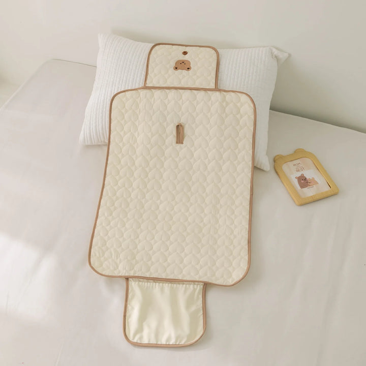PANGDUBE Foldable Diaper Changing Pad – Soft & Portable for Newborns