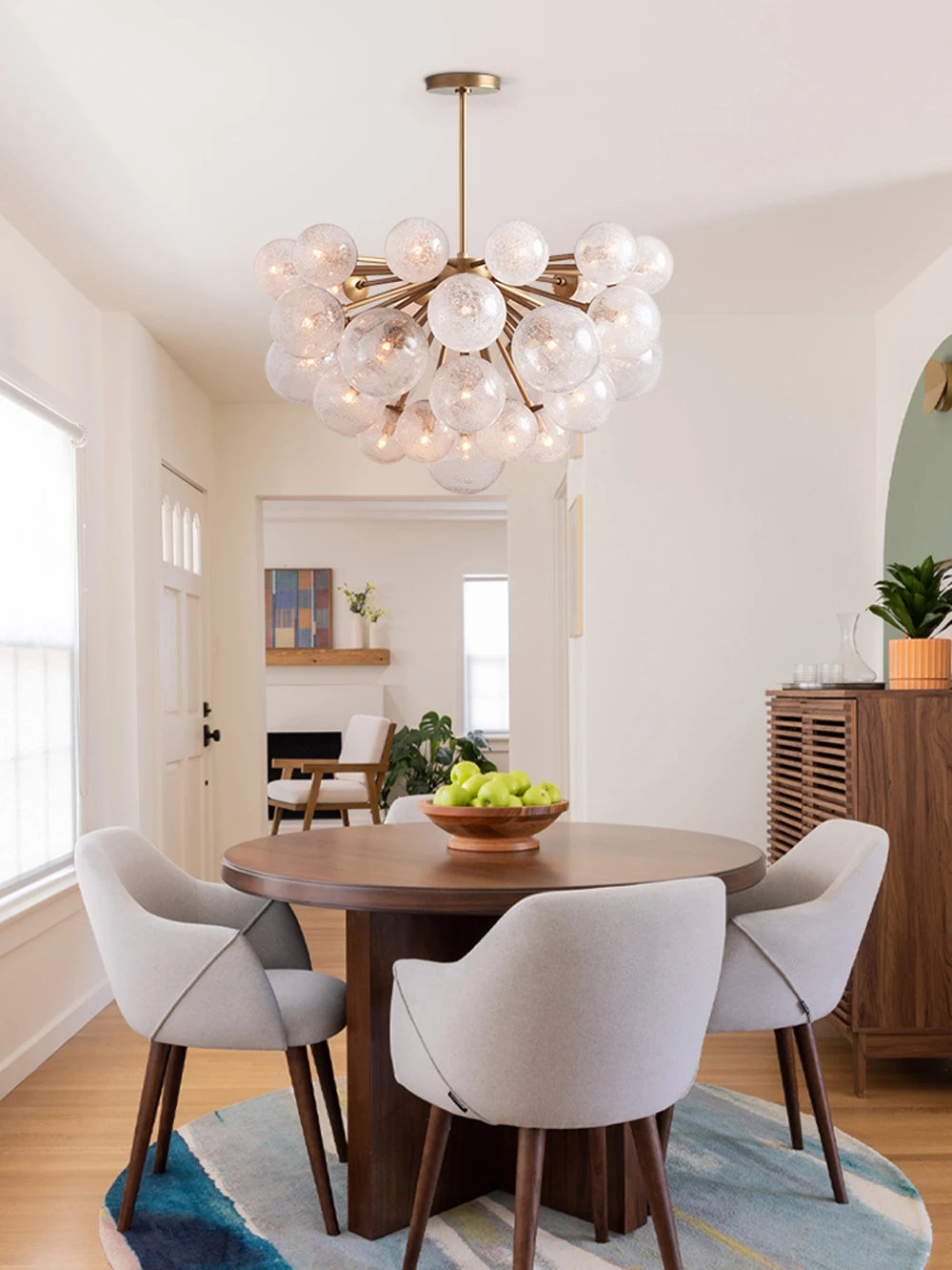 2025 New Trend Home Decoration Glass Bubble Series Chandelier Lighting Lustre Para Sala Estar For Living Room Dinning Room