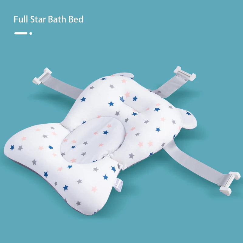 Baby Bath Support Pad – Foldable, Floating & Adjustable Cushion for Newborns