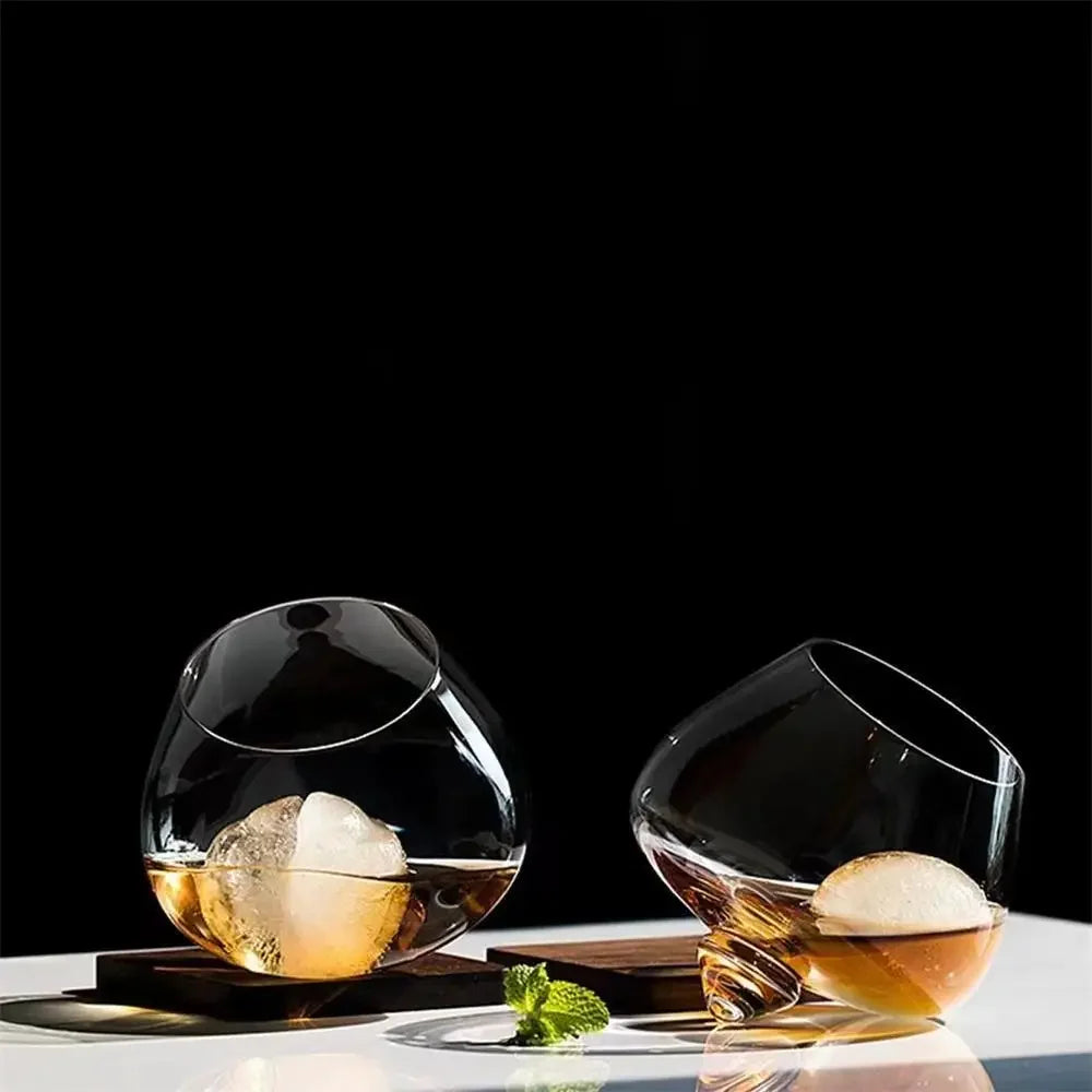 Whiskey Wine Glass Rotating