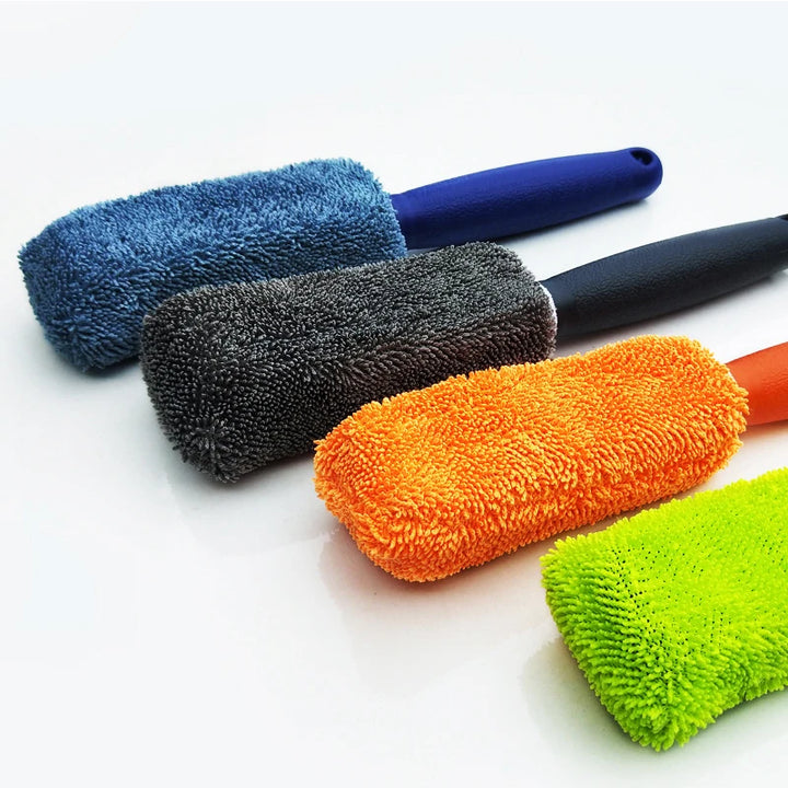 Microfiber Chenille Car Wash Gloves Scratch-Free Double-Sided Coral Velvet Sponge for Auto Cleaning Detailing Tool