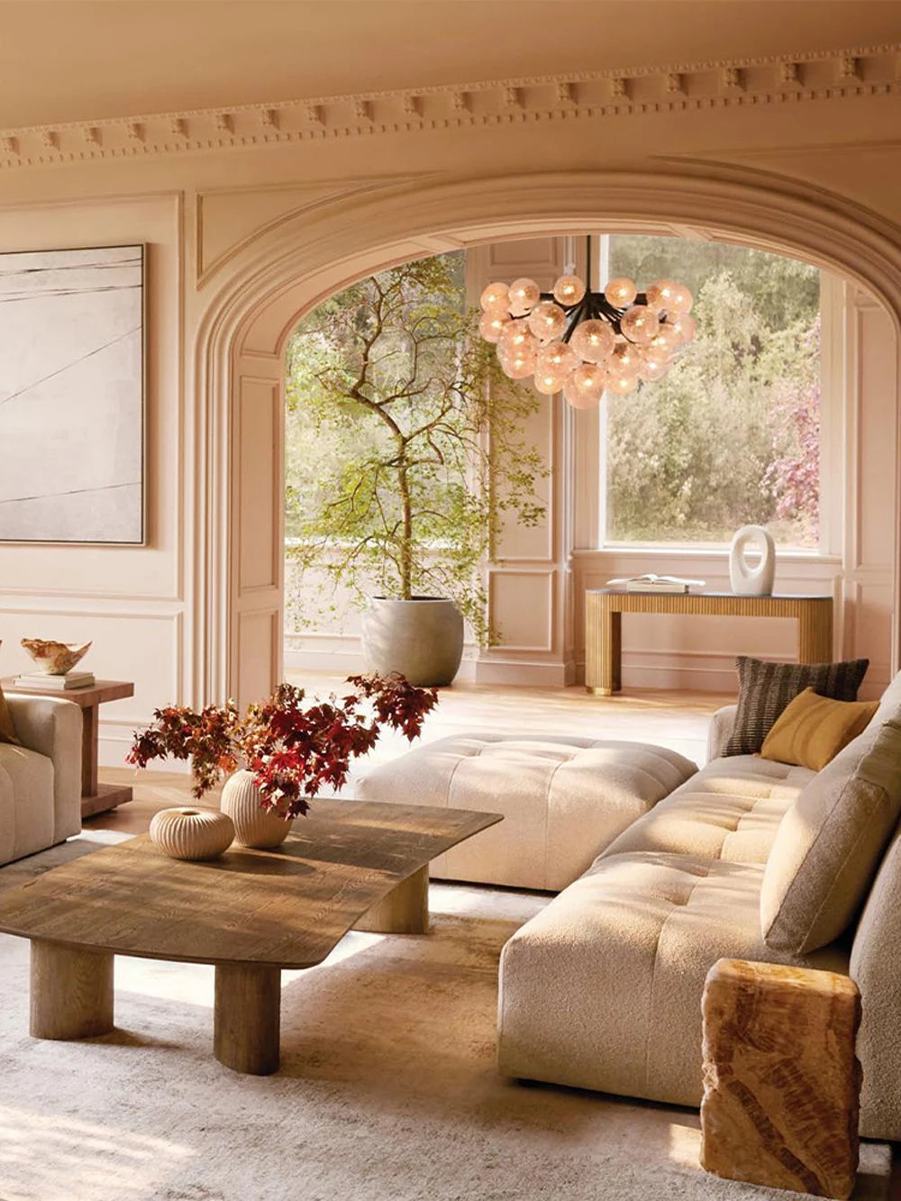 2025 New Trend Home Decoration Glass Bubble Series Chandelier Lighting Lustre Para Sala Estar For Living Room Dinning Room