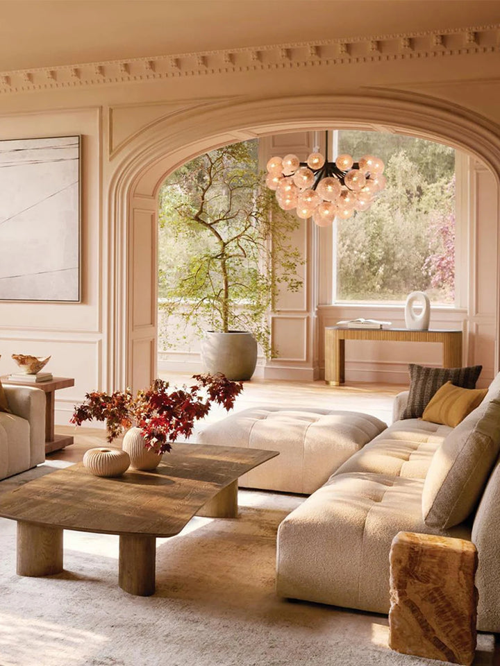 2025 New Trend Home Decoration Glass Bubble Series Chandelier Lighting Lustre Para Sala Estar For Living Room Dinning Room