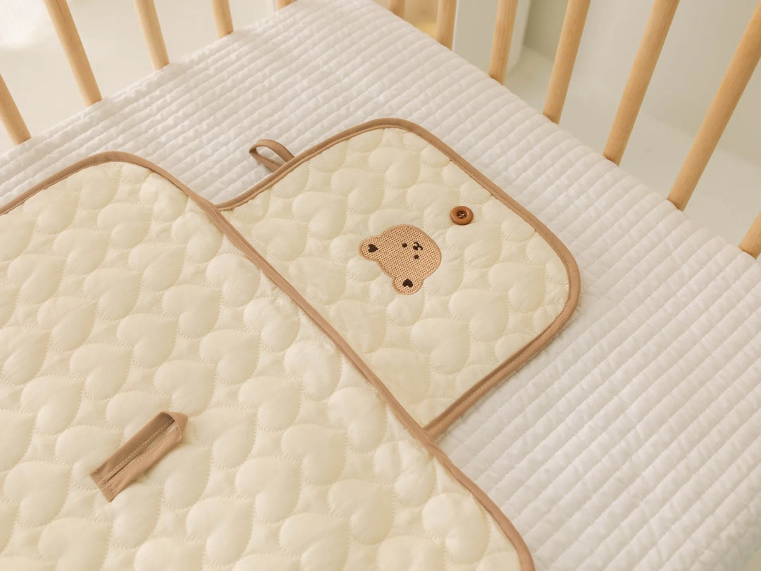 PANGDUBE Foldable Diaper Changing Pad – Soft & Portable for Newborns