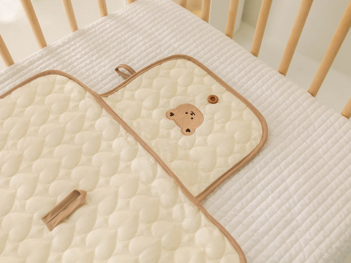 PANGDUBE Foldable Diaper Changing Pad – Soft & Portable for Newborns