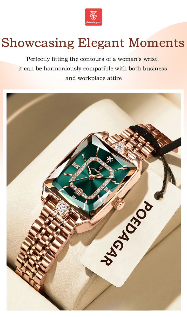 POEDAGAR Luxury Woman Watch