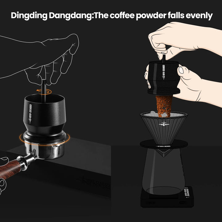 MHW-3BOMBER Espresso Dosing Cup with Stirrer