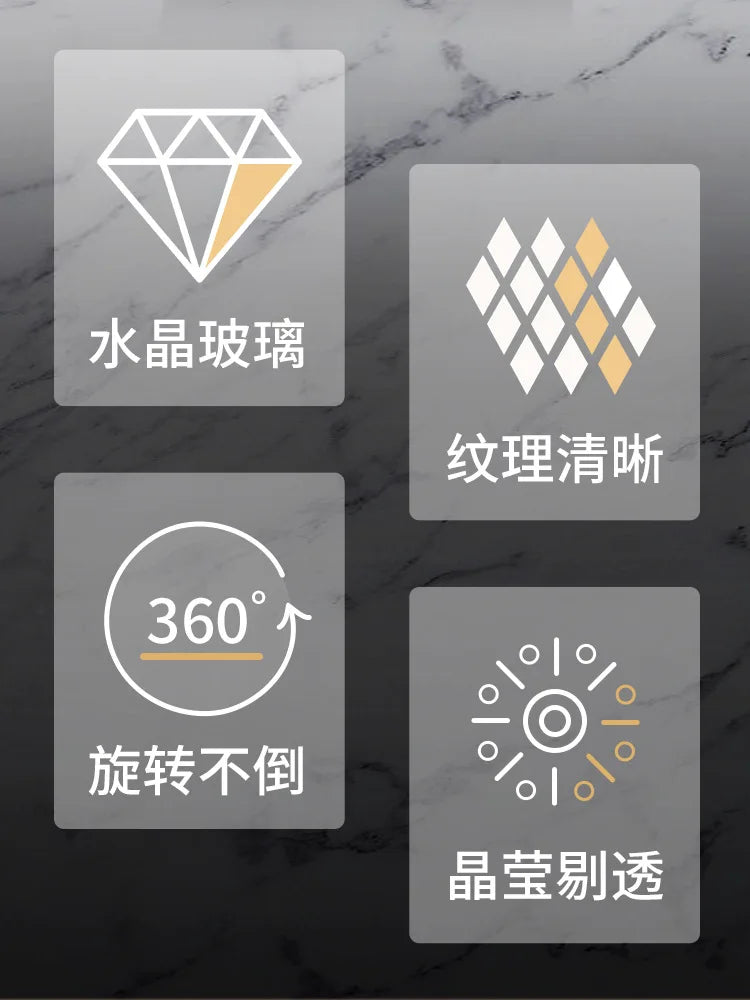 Thickened rotating crystal glass wine glass ins wind Nordic whisky glass creative personality foreign wine tumbler cup