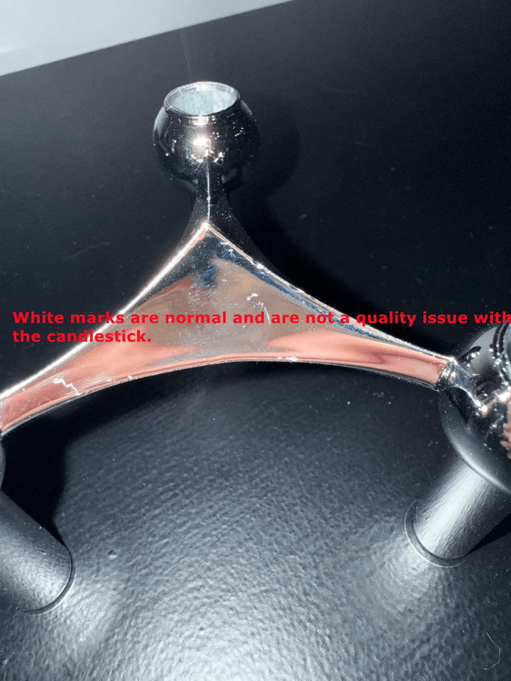 Nordic Silver Metal Molecular Structure Candle Holder Modern Style Stainless Steel Candelabra Living Room Centerpiece Decoration Gift