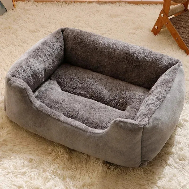 Cozy Pet Bed – Cushioned Basket for Cats & Small Dogs