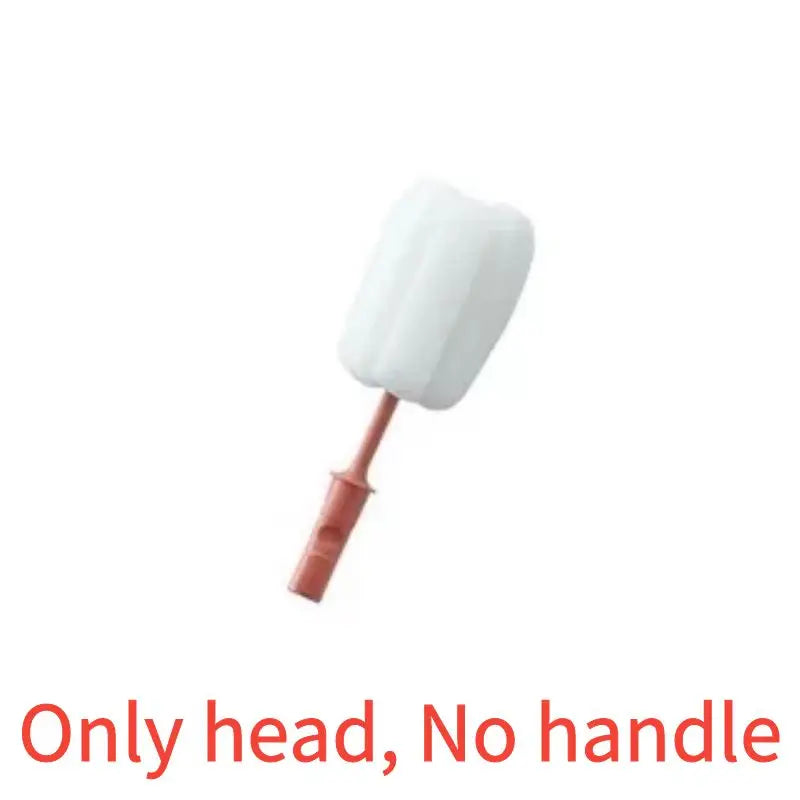 360 Degree Rotating Handheld Bottle Brush Set Soft Food Grade Head for Baby Pacifier Cup Nipple Cleaning 0-6m to 4-6y