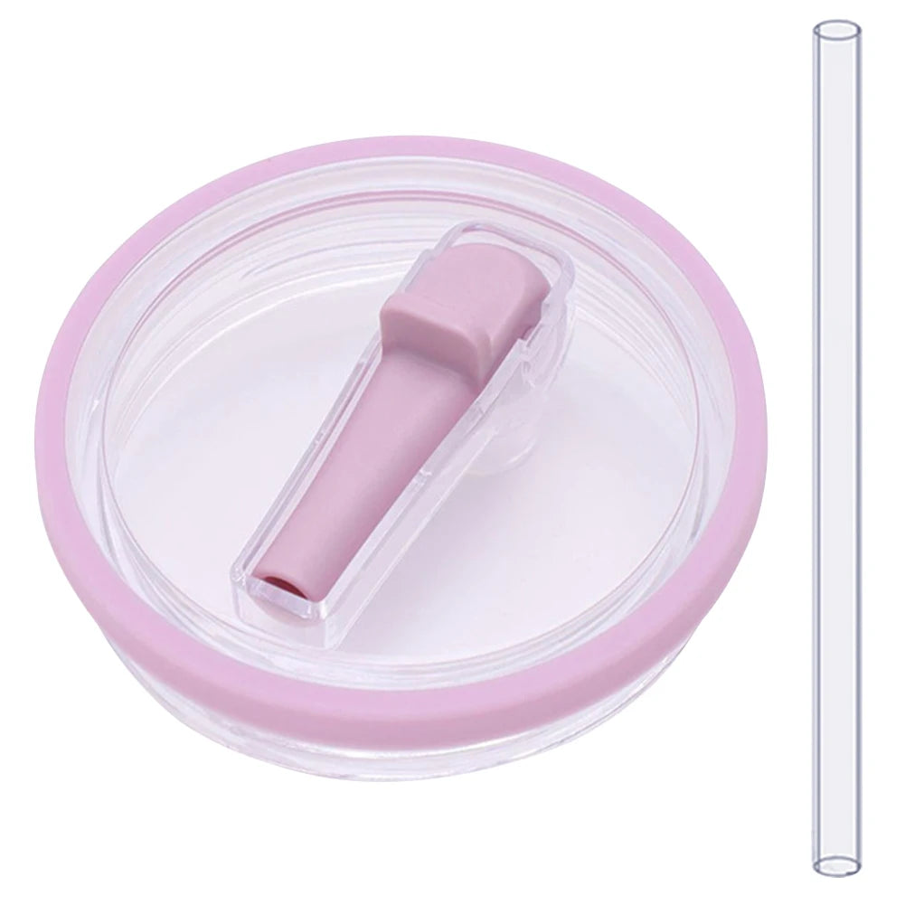 40Oz Tumbler Replacement Lid Flip Straw Spill Proof Resistant BPA Free Reusable Spray Proof Cover for Stanley Cug