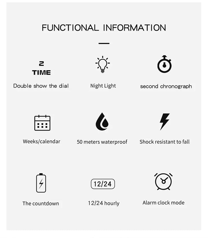 SANDA Girl Electronic Watch