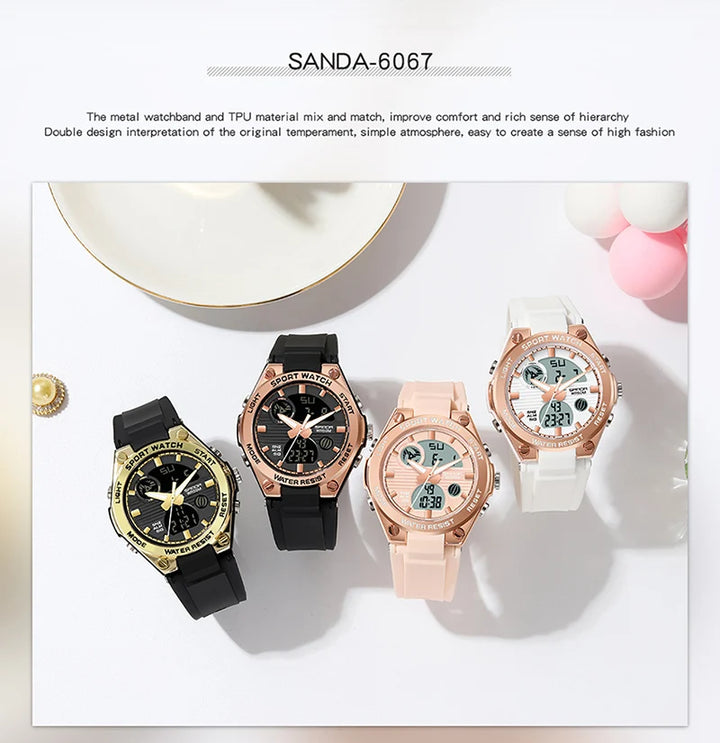 SANDA Girl Electronic Watch