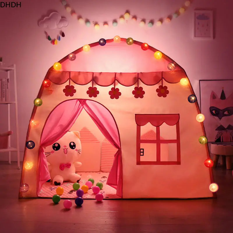 Kids Play Tent – Foldable Princess Castle for Indoor & Outdoor Fun