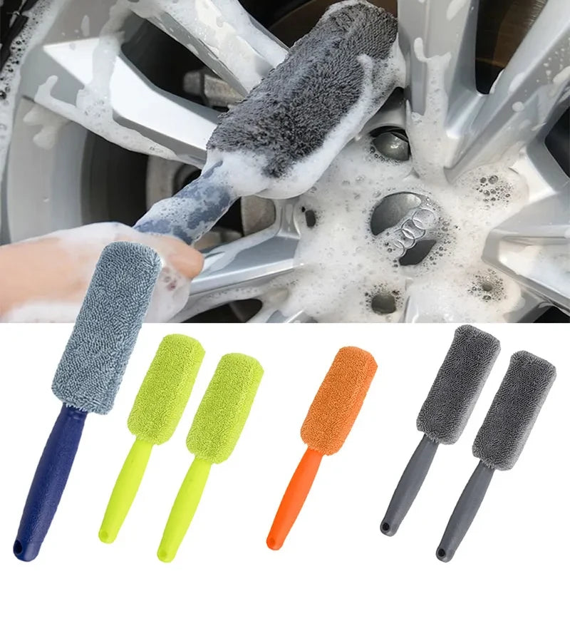 Microfiber Chenille Car Wash Gloves Scratch-Free Double-Sided Coral Velvet Sponge for Auto Cleaning Detailing Tool