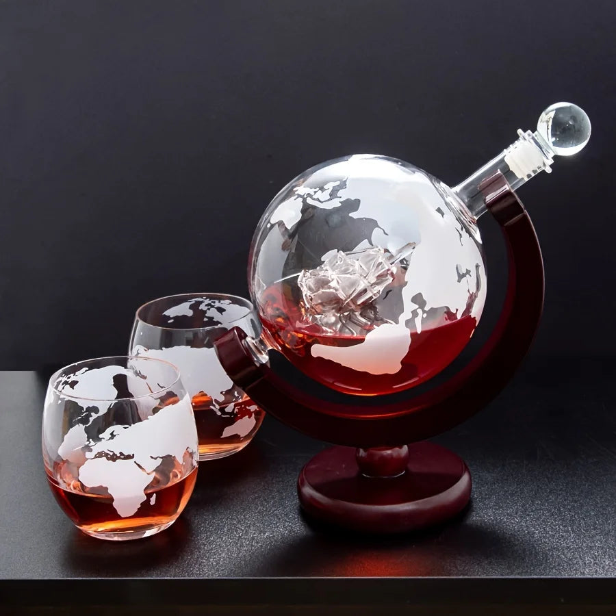 Creative Globe Decanter Set with Pitcher