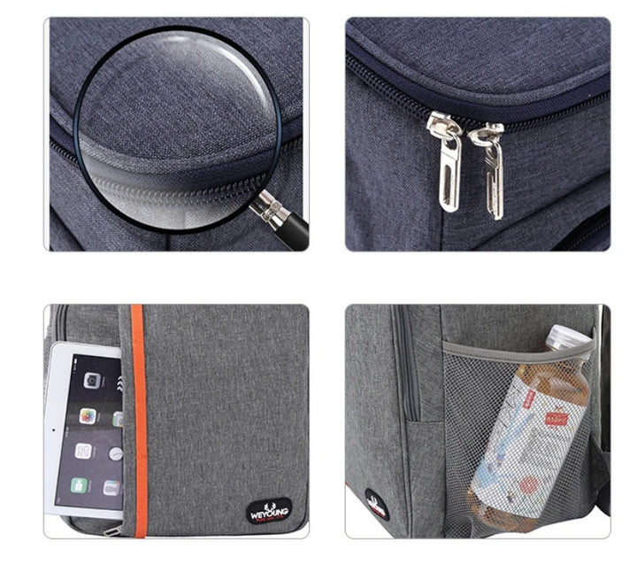 18L Portable Thermal Lunch Bag Waterproof Insulated Food Box Durable Oxford Cloth Cooler Ice Case for Camping And Picnics