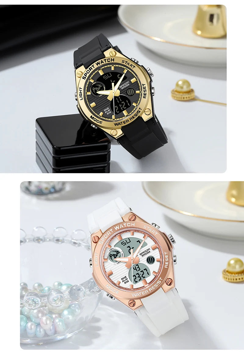 SANDA Girl Electronic Watch
