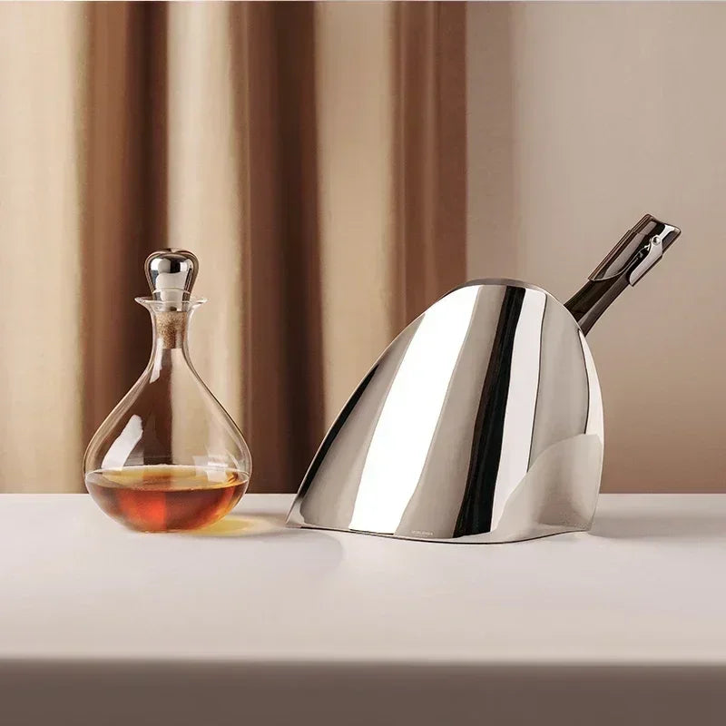 Stainless steel ice bucket