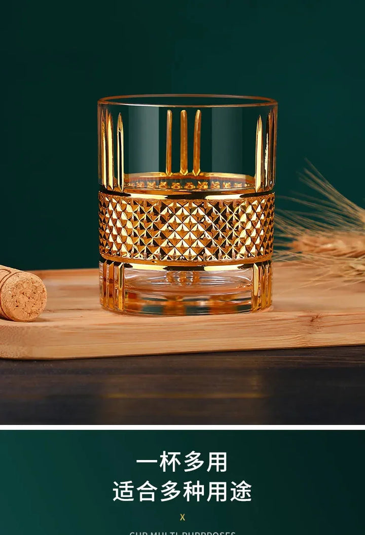 A fine European-style whiskey glass