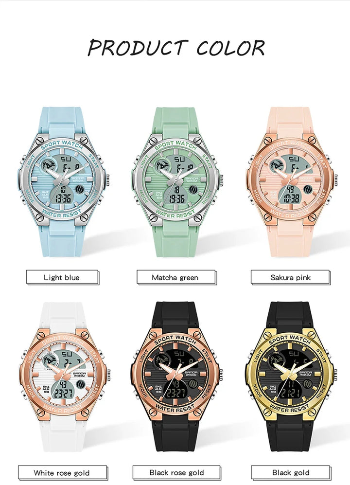 SANDA Girl Electronic Watch