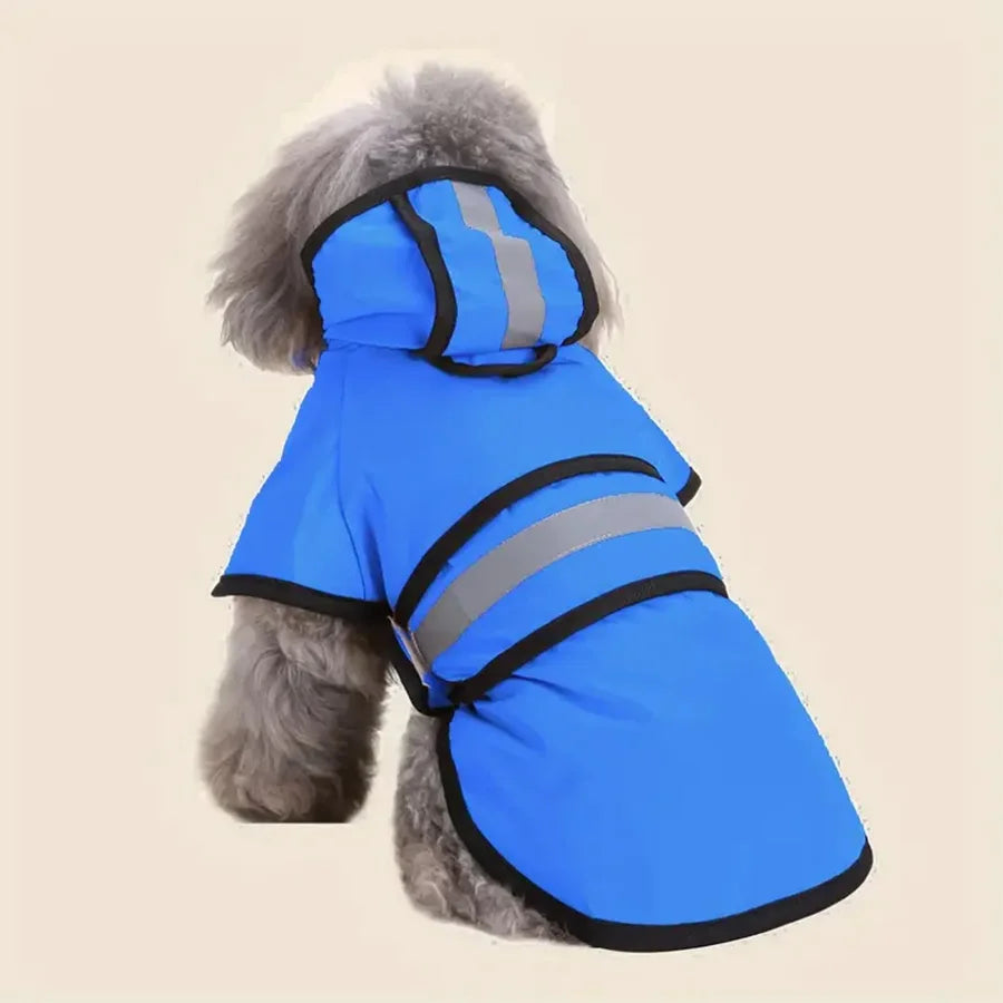 Waterproof Dog Raincoat – Adjustable & Windproof Comfort