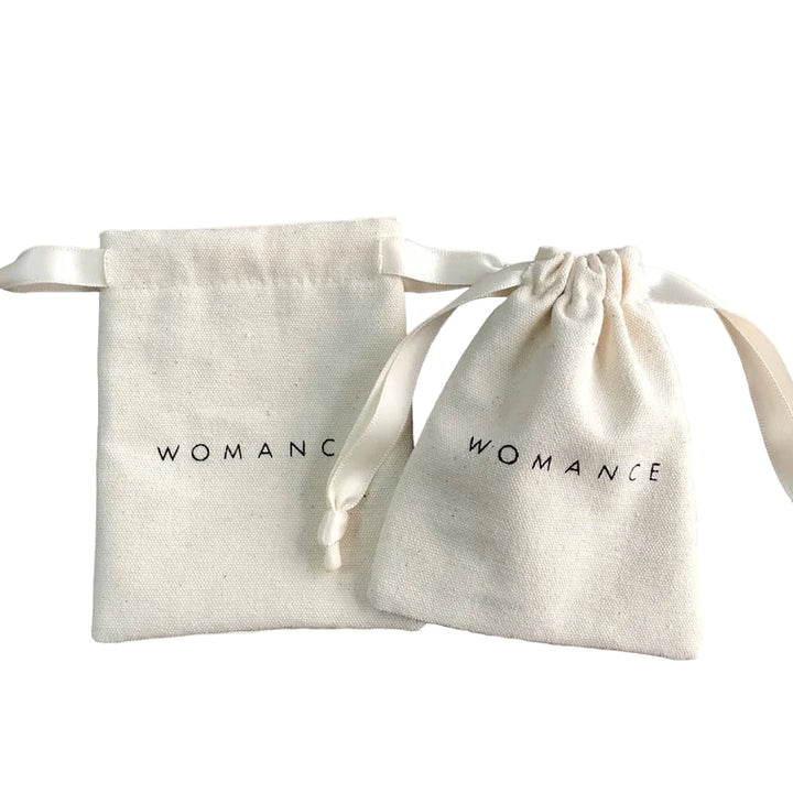 Custom Canvas Drawstring Bag – Organic Cotton Pouch for Jewelry & Gifts