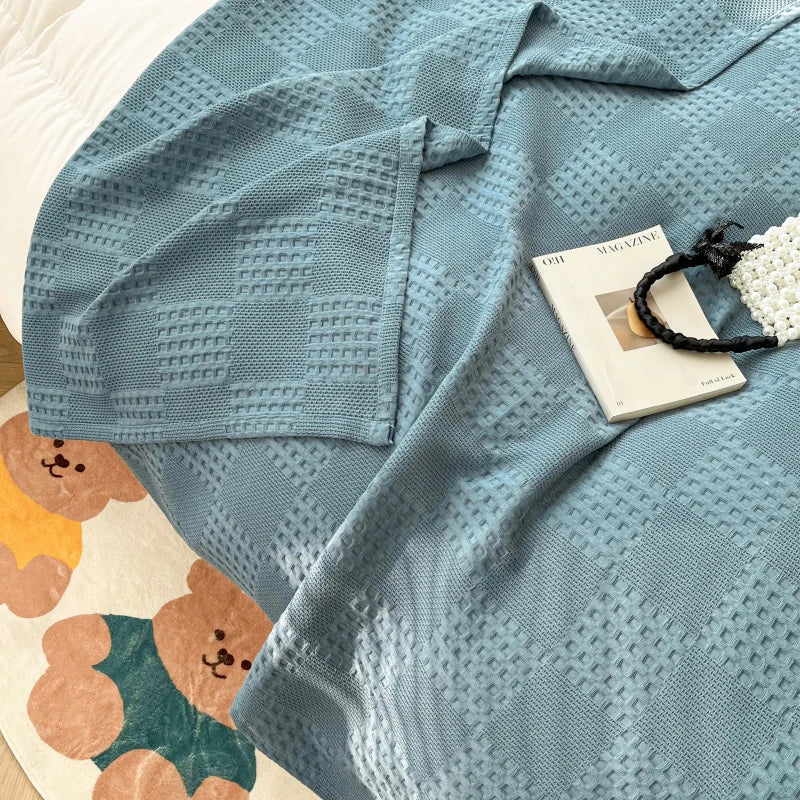 Battilo Cotton Throw Blanket